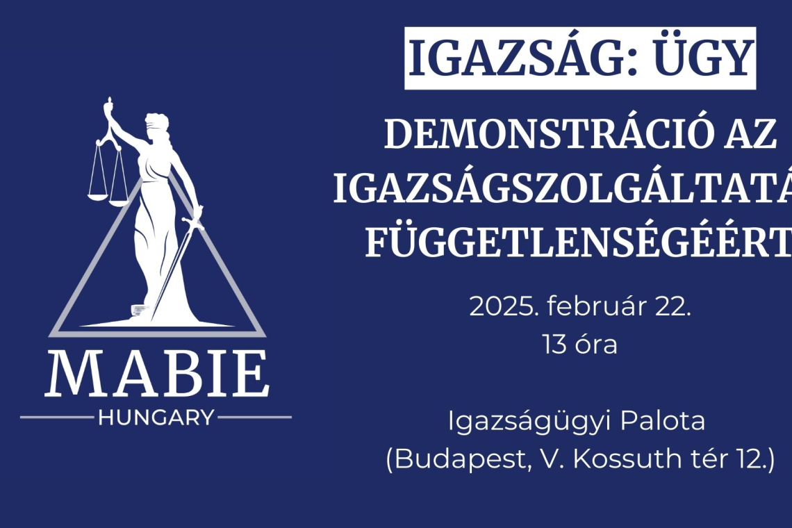 Demonstráció az igazságszolgáltatás függetlenségéért