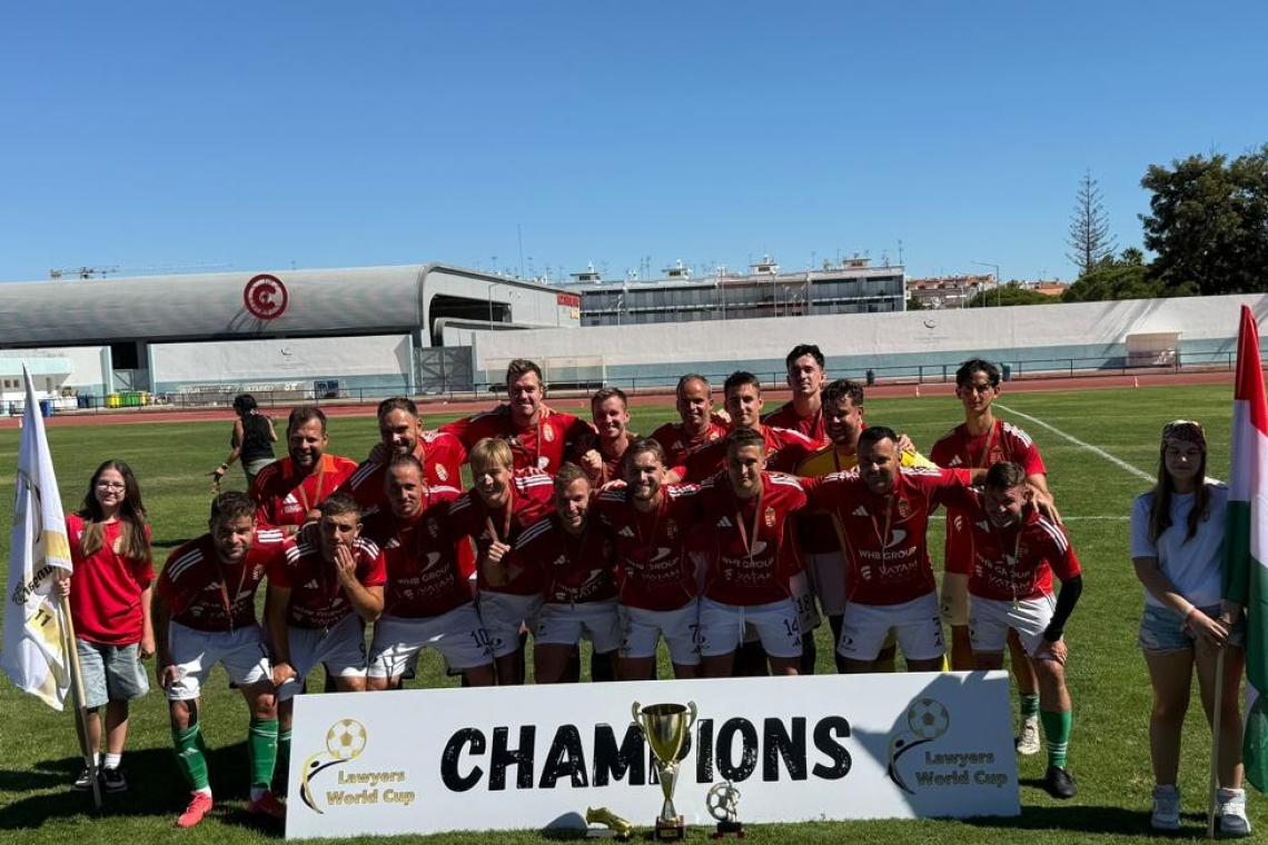 Aranyérem a 2025. évi Nagypályás Labdarúgó Jogász Világbajnokságon